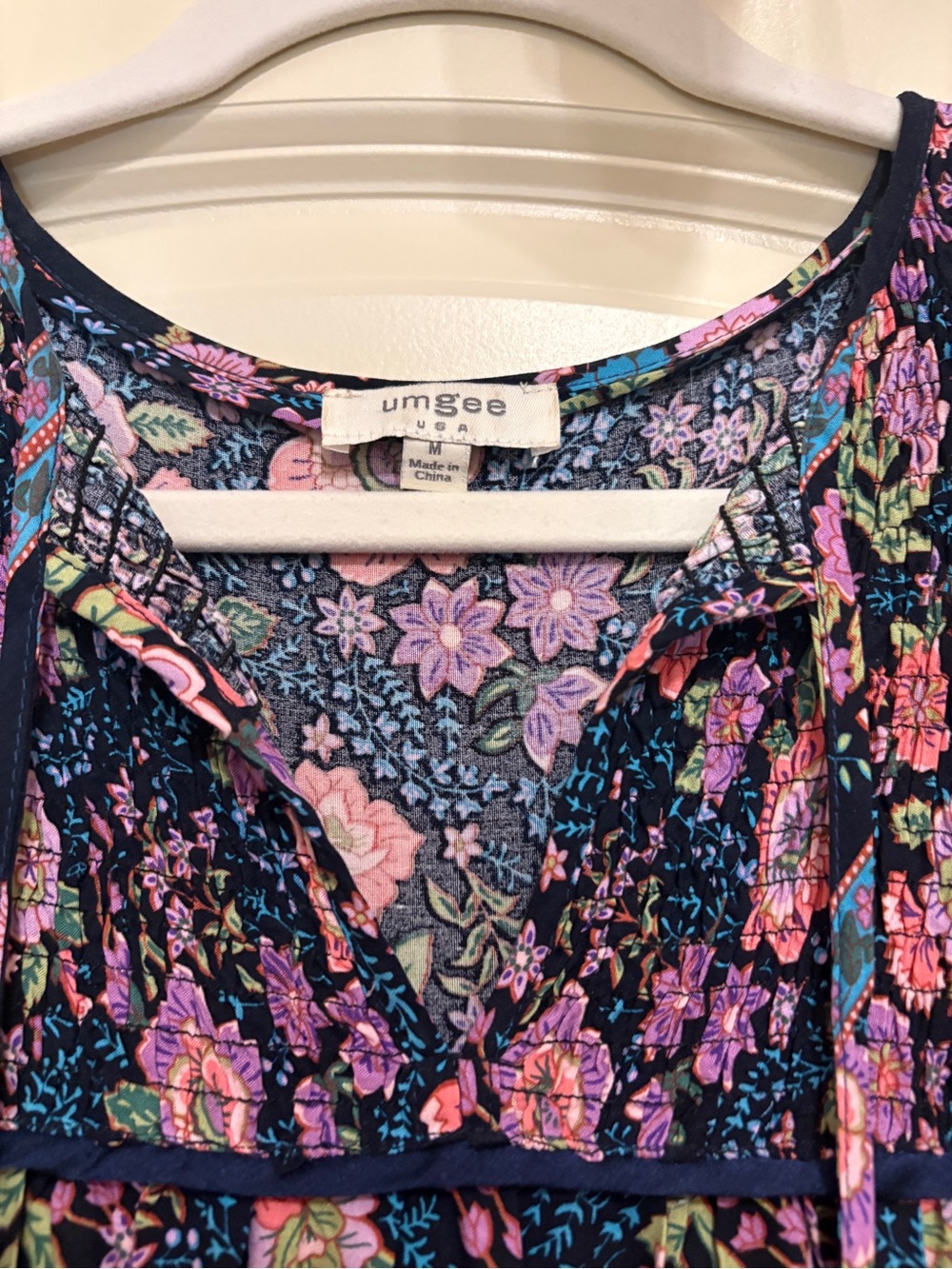 Umgee Floral Mini Dress - Picture 2 of 2